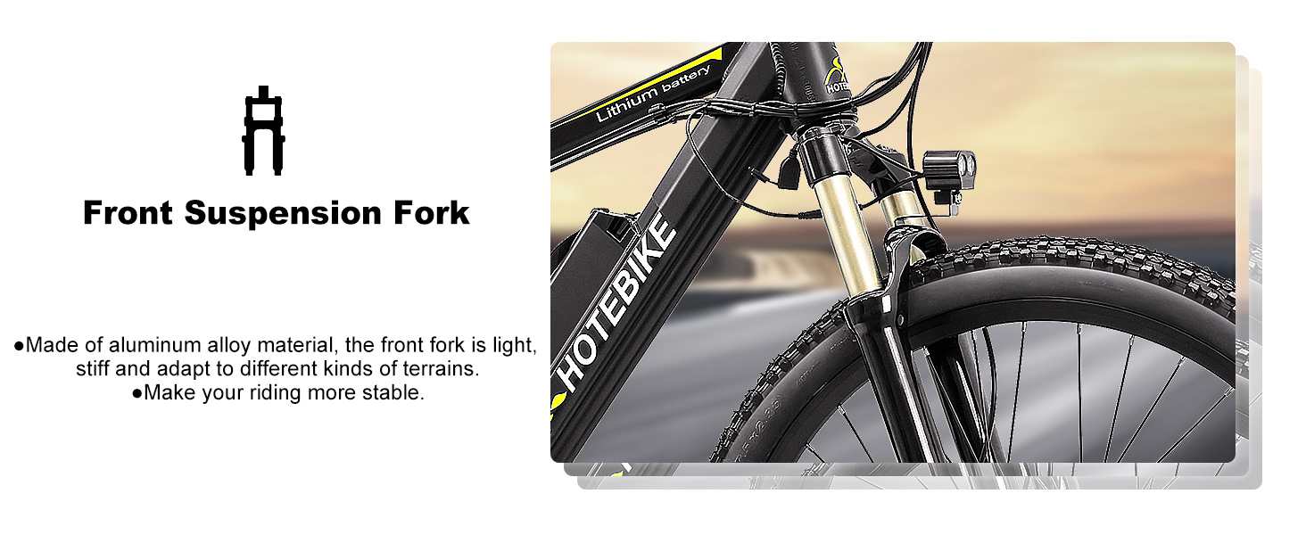 HOTEBIKE 500W Bicicleta Eléctrica de Montaña 27.5 - Batería Extraíble 48V 13AH - Acelerador y Asistencia al Pedaleo - Hasta 55 Millas de Autonomía 7 HOTEBIKE 500W Bicicleta Eléctrica de Montaña 27.5 - Batería Extraíble 48V 13AH - Acelerador y Asistencia al Pedaleo - Hasta 55 Millas de Autonomía - Bicicleta Eléctrica de Montaña - 7