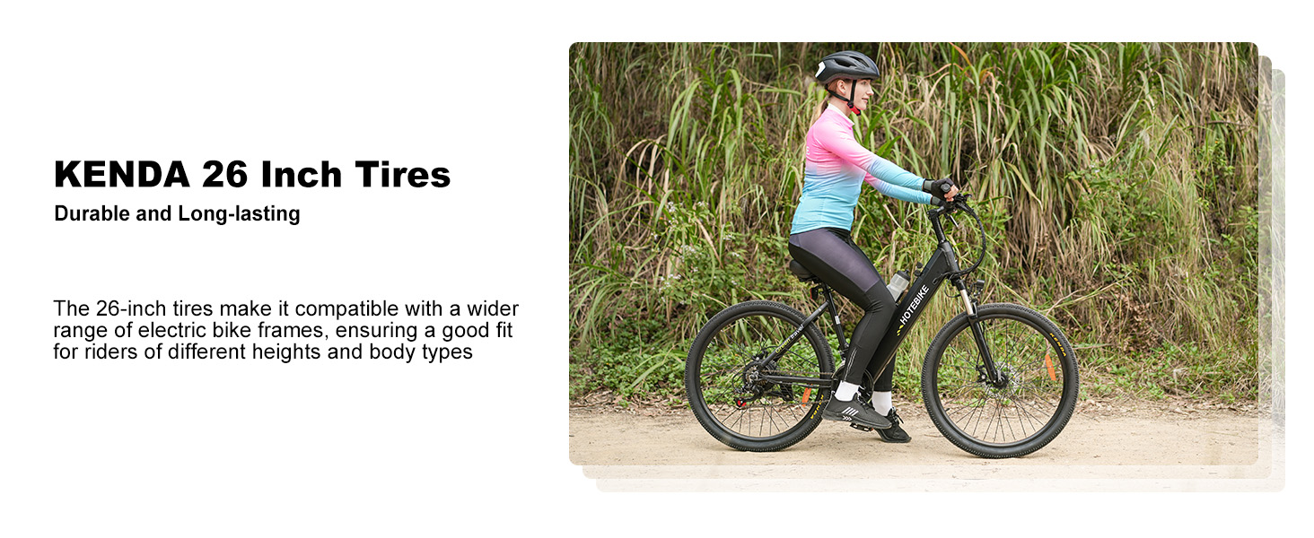 HOTEBIKE 36V 350W Bicicleta Eléctrica Urbana para Adultos de 26 Pulgadas – Ligera con Batería Oculta Extraíble 9 HOTEBIKE 36V 350W Bicicleta Eléctrica Urbana para Adultos de 26 Pulgadas – Ligera con Batería Oculta Extraíble - Bicicleta Eléctrica Canadá - 9